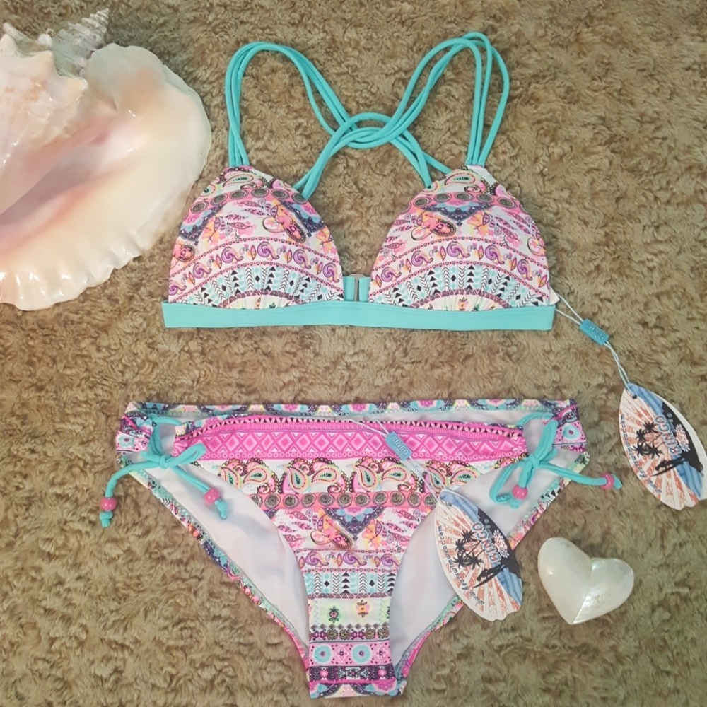 Heat Swimwear bikini with sexy crossed back